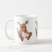 Schattig Kangaroo Koffiemok (Links)