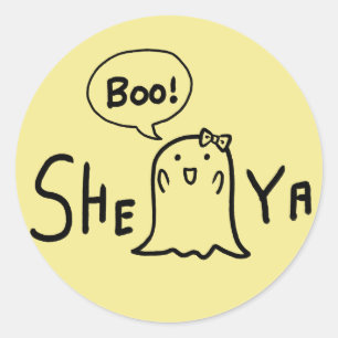 Schattig karakter sticker - Shibuya (She-Boo-Ya)