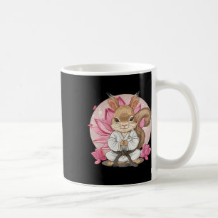 Schattig Karate Eekhoorn Lotus Bloem Kung Fu Mma T Koffiemok