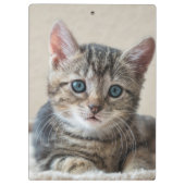 Schattig Kat Gezicht Klembord (Achterkant)