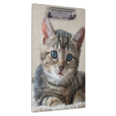 Schattig Kat Gezicht Klembord (Rechts)