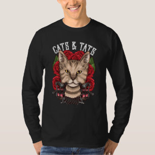 Schattig katten & tats inkt grappig Tattoo geobsed T-shirt