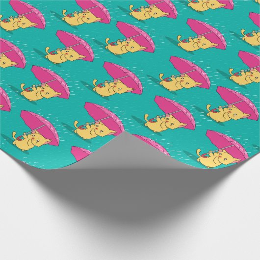 Schattig kattenpapier cadeaupapier (Hoek)