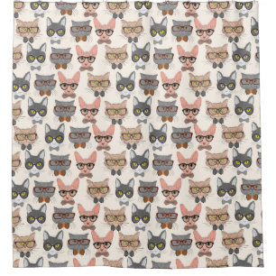 Schattig kattenpatroongordijn douchegordijn