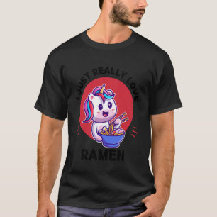Schattig Kawaii Eenhoorn Ik Hou Gewoon Echt Van Ra T-shirt