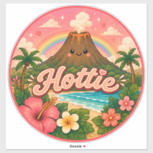 schattig kawaii hawaii sticker