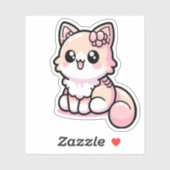 Schattig Kawaii Kat Sticker (Vel)