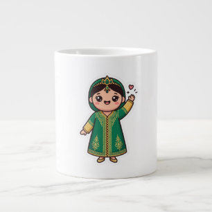Schattig Kawaii Marokkaanse Caftan Traditionele Gr Extra Grote Beker