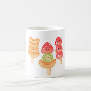 Schattig Kawaii Met De Hand Getekende Tanghulu Koffiemok