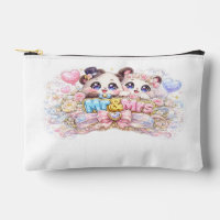 Schattig Kawaii Mijnheer en Mevrouw Panda Koppel P