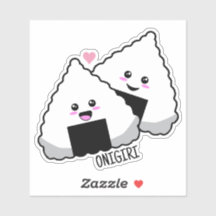 Schattig Kawaii Onigiri Japans Eten