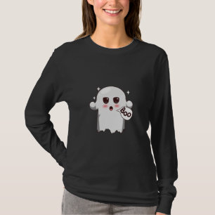 Schattig Kawaii Spook Zegt Boe - Schattige Hallowe T-shirt