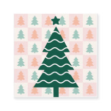 Schattig Kerstboom Vakantieontwerp.
