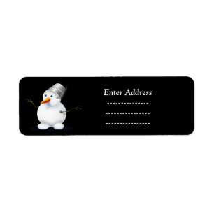 schattig kerstcadeaulabel Sticker