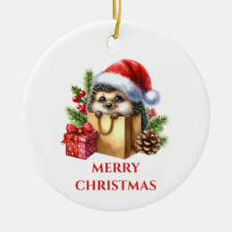 Schattig Kerstegeltje Keramisch Ornament