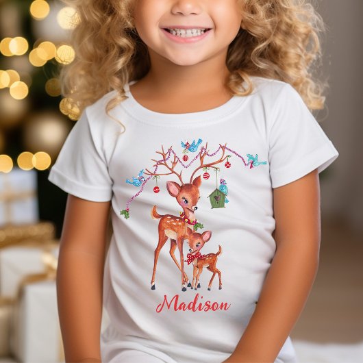Schattig Kersthertje  T-shirt