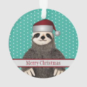 Schattig kerstkerstkerstkerstkerststaartkoeiendier ornament (achterkant)