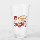 Schattig 'Kerstmagie' Glas (Voorkant)