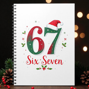 Schattig Kerstmeme Zes Zeven 67 6 7 Vakantie Notitieboek