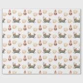 schattig kerstpapier cadeaupapier (Vlak)