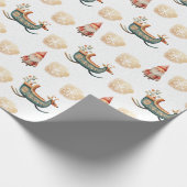 schattig kerstpapier cadeaupapier (Hoek)