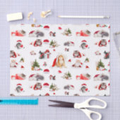 Schattig kerstpatroon tissuepapier (Craft)