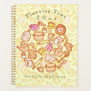 Schattig keukengerei geel planner