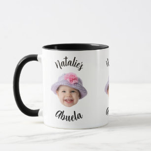 Schattig Kind Babygezicht Foto Kind Naam Abuela Mok