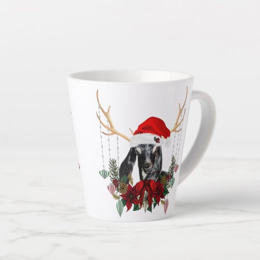 Schattig Kind van kerstkoningen Latte Mok (Rechterhoek)