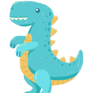 Schattig Kinder T-Rex Kussen