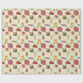 Schattig Kinderen pakpapier (Vlak)