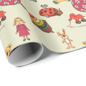 Schattig Kinderen pakpapier (Rol Hoek)