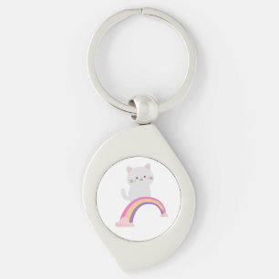 Schattig Kitten Kat    Sleutelhanger