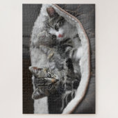 Schattig Kitten Legpuzzel (Verticaal)