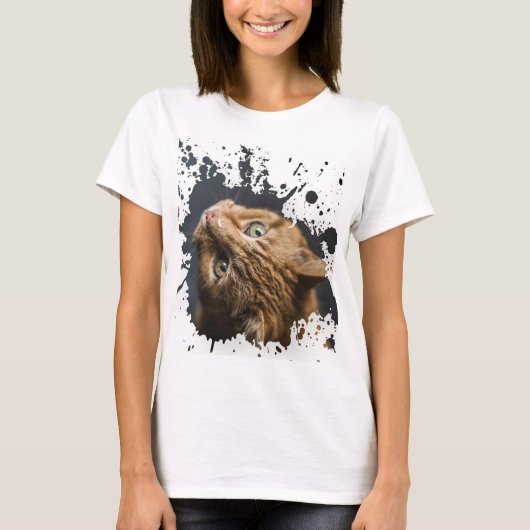 Schattig Kitten T-shirt (Voorkant)