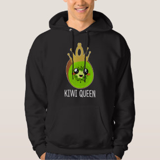 Schattig Kiwi Koningin Kiwi Fruit Outfit Kiwi Frui Hoodie