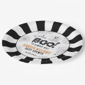 Schattig klein boo baby shower Halloween papier bo Papieren Bordje