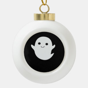Schattig Klein Boo Klassiek Passend Keramische Bal Ornament