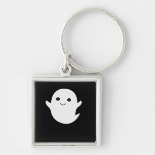 Schattig Klein Boo Klassiek Passend Sleutelhanger
