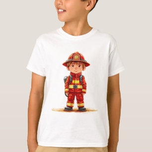 👨🚒 Schattig Klein Brandweerman Held Geschenk vo T-shirt