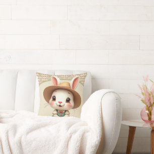 Schattig klein Bunny Rabbit Kussen