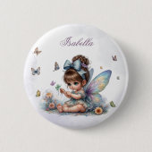 Schattig klein fee ronde button 5,7 cm (Voorkant)