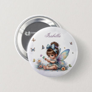 Schattig klein fee ronde button 5,7 cm