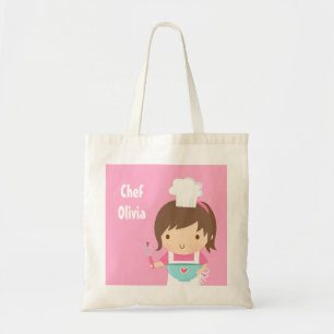 Schattig Klein Keukenmeisje Gebakje Persoonlijk Tote Bag