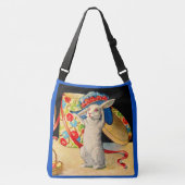 schattig klein konijntje met groot pet crossbody tas (Voorkant)