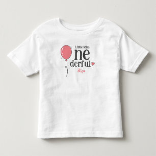 Schattig Klein Moppie Onederful Eerste Verjaardag Kinder Shirts