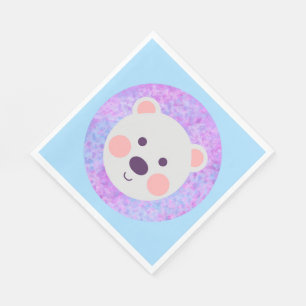 Schattig klein polar Beer Servet