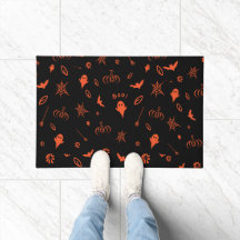 Schattig Klein Spookachtig Spookje Zwart Oranje Ha
