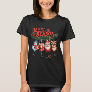 Schattig klein visje in kerst kostuum heeft lol t-shirt