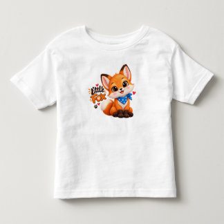 Schattig Klein Vos Peuter T-Shirt | Baby Vos met B